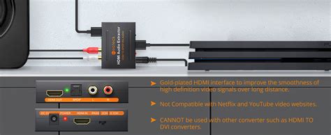 Amazon Neoteck P Hdmi Audio Extractor Hdmi To Hdmi Optical