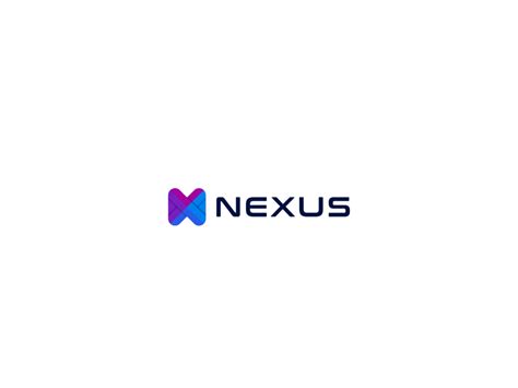 the logo for nexis is shown in purple and blue colors on a white background