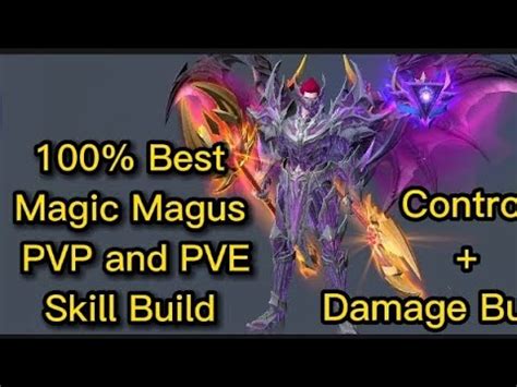 MU Origin 3 Magus Magic Best Skill Build YouTube