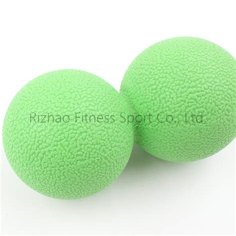 Tpe Peanut Massage Ball Double Lacrosse Ball Rizhao Fitness Sport