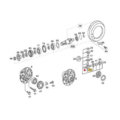 Cruzeta Diferencial Mercedes Benz L1618 1719 Hl5Z 6823537020