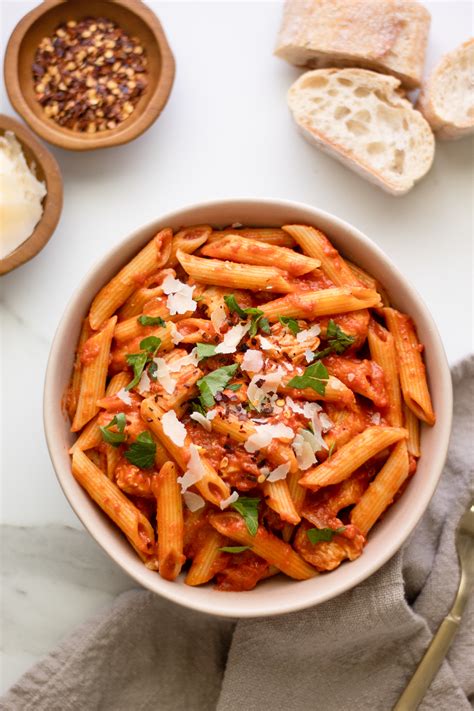 Chicken Penne Alla Vodka Our Balanced Bowl