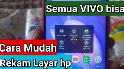 Updtae Terbaru Cara Merekam Layar Hp Vivo Semua Tipe Dengan Mudah