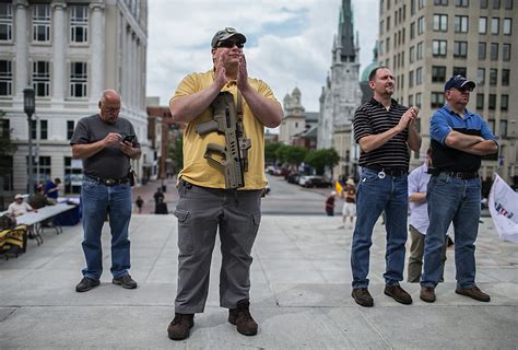 Armed And Peaceful Hundreds Rally In Harrisburg To Support Second