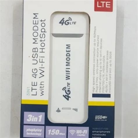 Lte 4g Usb Modem With Wi-fi Hotspot - 3 In 1 | Konga Online Shopping