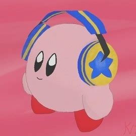 Kirby with Headphones (Flamingo Plays in the background) by krispy12 on ...