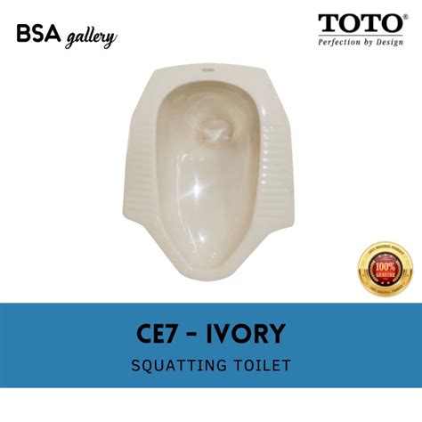 Jual Kloset Toilet Jongkok Toto Ce Ivory Squatting Toilet Toto Ori