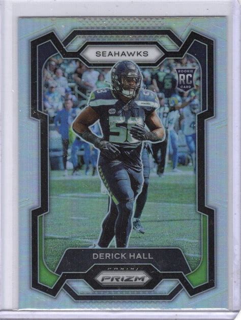 Panini Prizm Silver Prizm Rc Derick Hall Seattle Seahawks Ebay