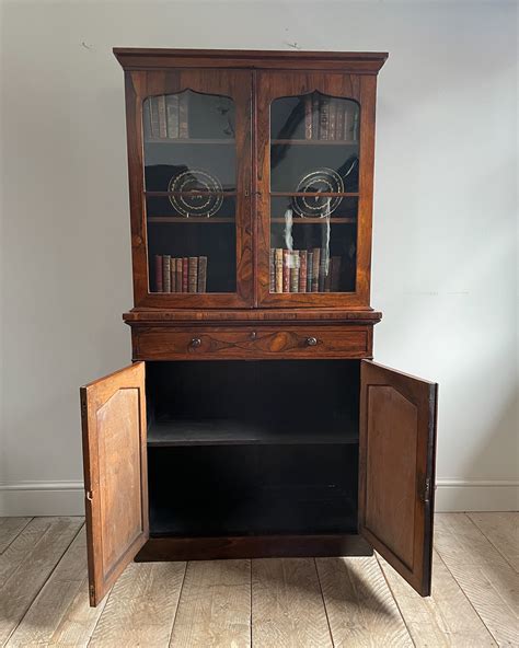 Antique Bookcase Cabinet 19th Century Bookcase Cabinet Rosewood