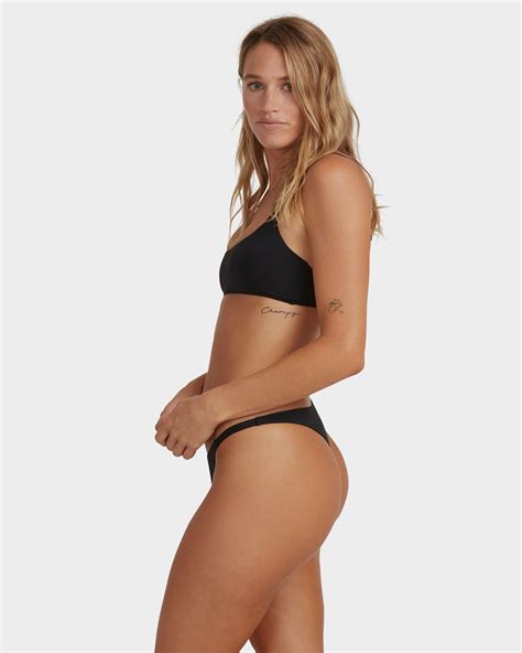 Billabong Sol Searcher Scoop Bralette Bikini Top Black Surfstitch