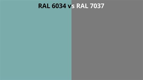 Ral 6034 Vs 7037 Ral Colour Chart Uk