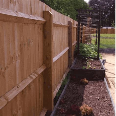 Ft V Notched Post Post For Feather Edge Fencing Essentials