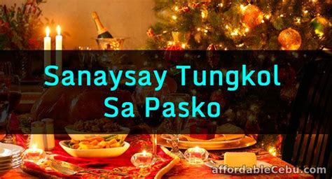 Sanaysay Tungkol sa Pasko (Hindi Makakalimutang Pangyayari)