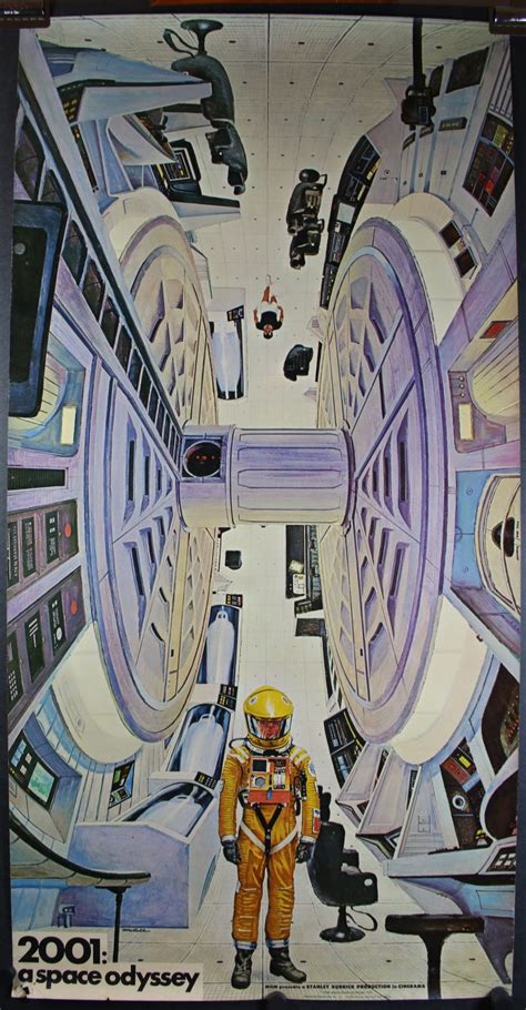 2001, A SPACE ODYSSEY, Original Vintage Robert McCall Movie Poster ...