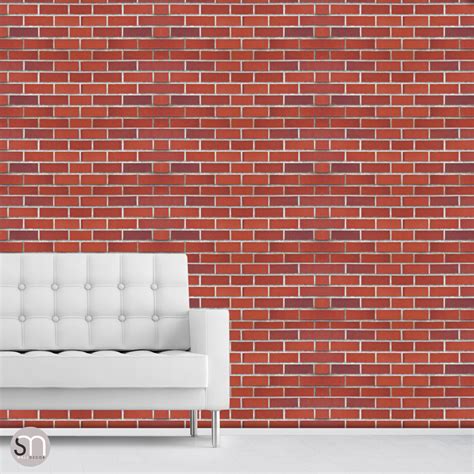 Red Brick Peel And Stick Realistic Texture Wallpaper Graphicsmesh