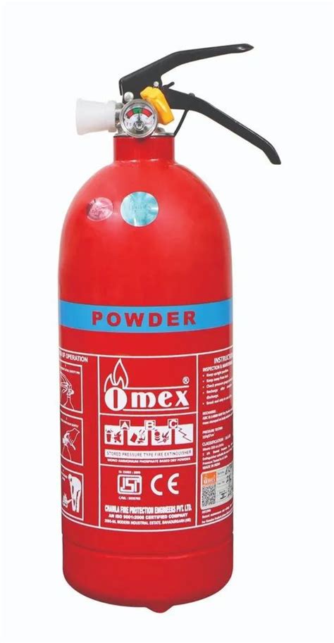 Omex Kg Abc Type Multipurpose Dry Powder Fire Extinguisher For