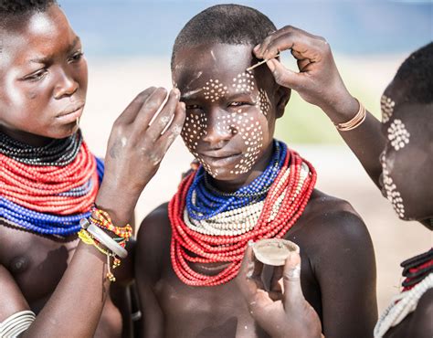 The Karo Men Are Best Known For The Elaborate Body Painting They Indulge In Before Important