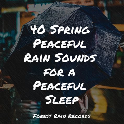 40 Spring Peaceful Rain Sounds For A Peaceful Sleep Album By