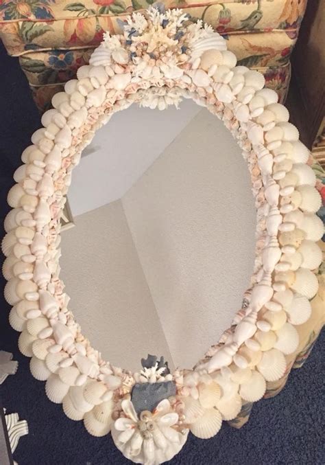 Shell Mirrors Seashell Art Shell Crafts Craft Box Seashells Sea