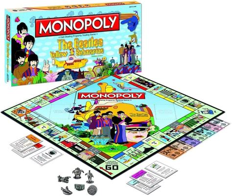 Monopoly The Beatles Yellow Submarine Amazon Mx Juguetes Y Juegos