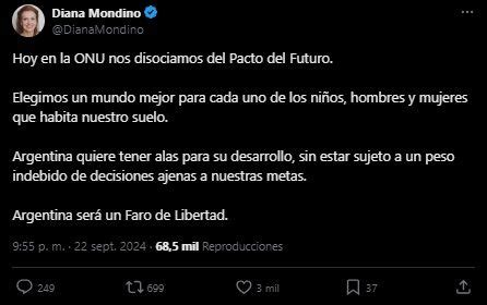 Argentina No Participar Del Pacto Del Futuro De La Onu Que Firmaron