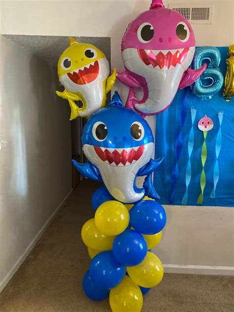 Baby Shark Ballon Tower Artofit