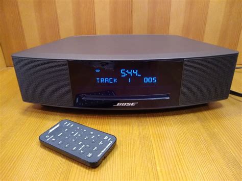 Bose Wave Music System Iv Cd Player Amfm Clock Radio Black Wremote