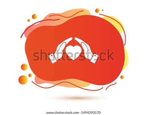 Heart Hand Symbol Love Vector Illustration Stock Vector Royalty Free