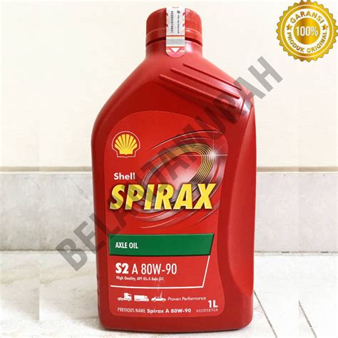 Oli Transmisi Manual Porsneling Gardan Shell Spirax S Axle Oil Gl