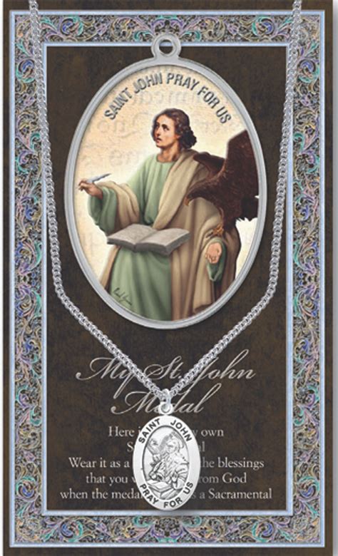 St. John the Apostle, Prayer Card and Pewter Medal - St. Jude Shop, Inc.