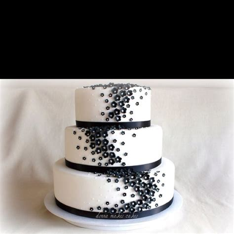 Fun Cake I Love Cake Designs Black And White Wedding Cake