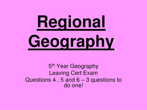 PPT - Regional Geography PowerPoint Presentation, free download - ID ...