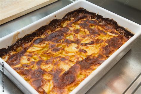 Kartoffelgratin Stock Photo | Adobe Stock