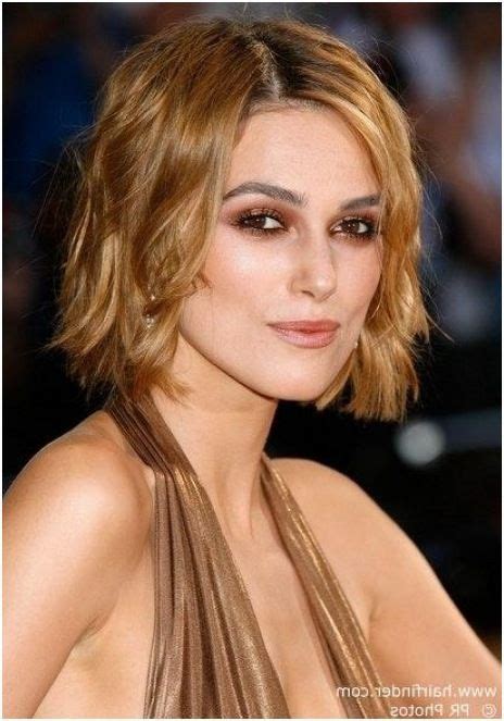 2021 Latest Keira Knightley Short Hairstyles Wavy Bob Hairstyles