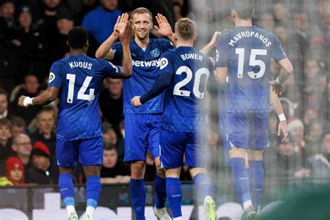 West Ham Bournemouth Premier League Probabili Formazioni Pronostici