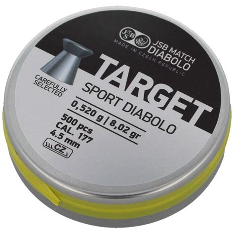 JSB Śrut do wiatrówki Diabolo Target Sport 4 5 mm 500 szt