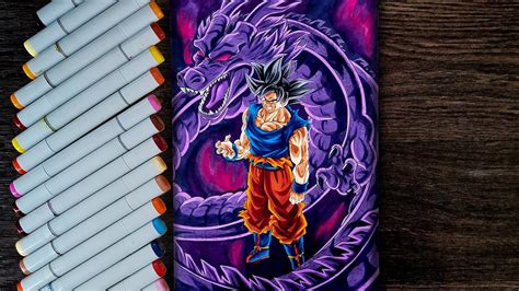 Drawing Goku Surpassing Your Limits Dragon Ball Super Youtube