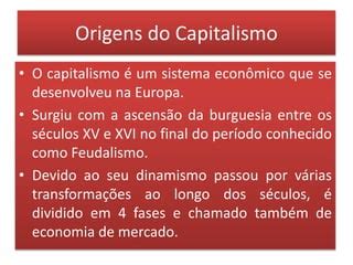 O processo de desenvolvimento do capitalismo | PPTX