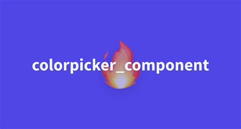 Colorpicker Component A Hugging Face Space By Gradio