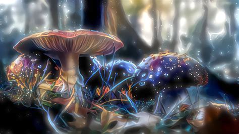 Mushroom Art Wallpapers Top Free Mushroom Art Backgrounds