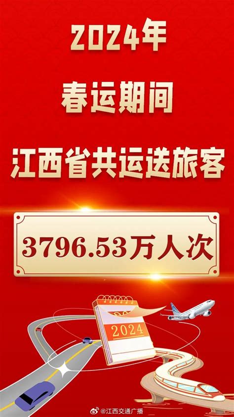 2024年春运结束 江西运送旅客379653万人次春运旅客人次新浪新闻