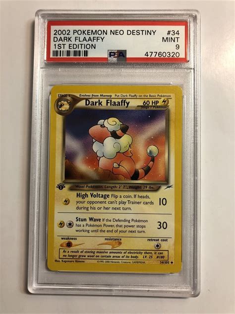 Auction Prices Realized Tcg Cards 2002 Pokemon Neo Destiny Dark Flaaffy