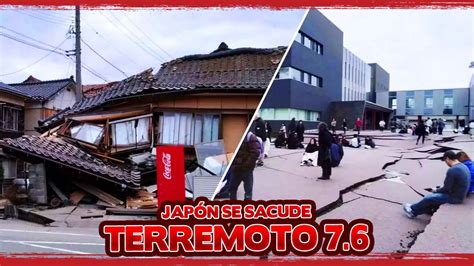 Terremoto De 7 6 Grados Sacude A JapÓn Comenzando El 2024 Se Ha