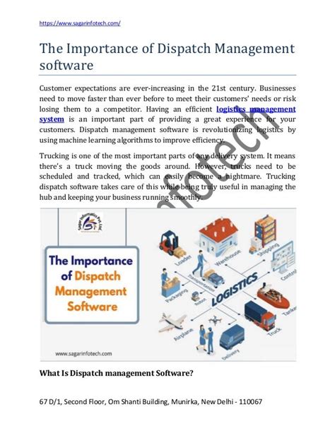 The Importance Of Dispatch Management Software Pdf