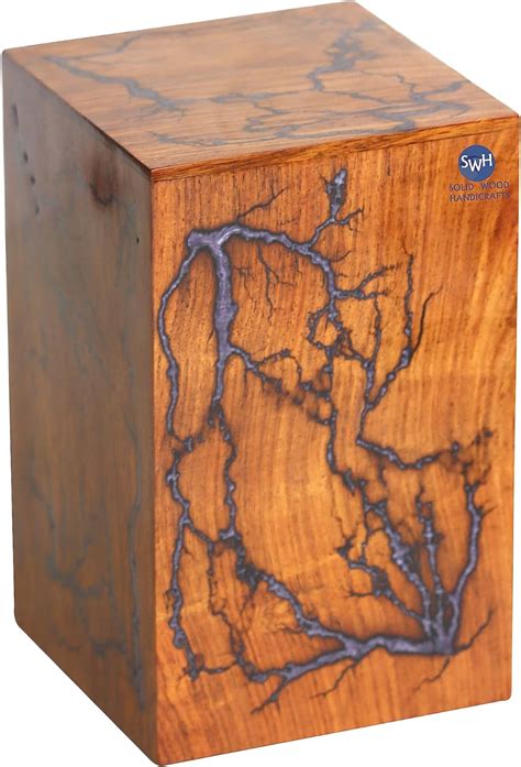 Amazon Lichtenberg Figure Design Urn Box Rosewood Urn Box For