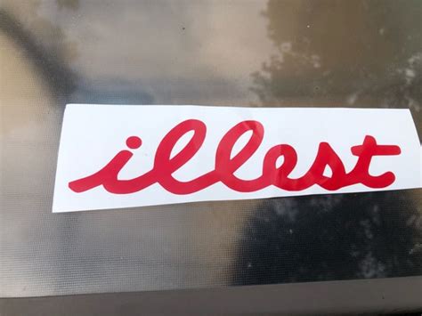 Red Illest Sticker