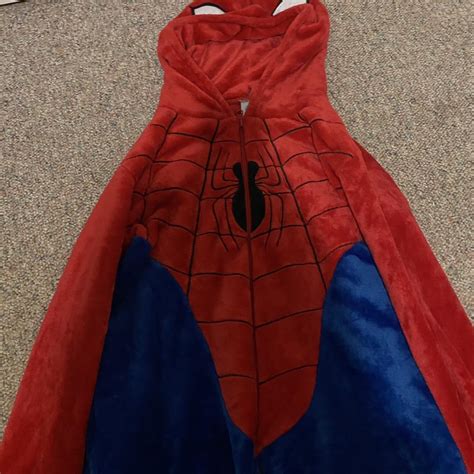 Spiderman Onesie, Adult Small Really warm and... - Depop