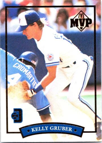 Donruss Mcdonald S Mvp Kelly Gruber Blue Jays Gold Ebay