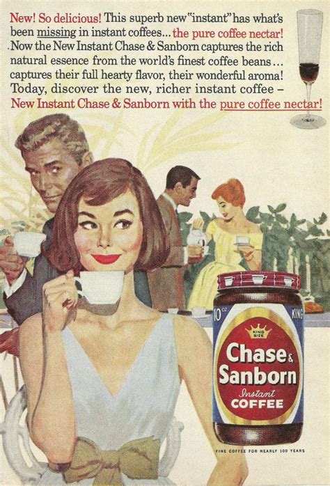 Chase Sanborn Instant Coffee Original Vintage Color Etsy