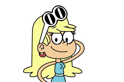 Leni Loud With Blue Dress By Mega Shonen One 64 On Deviantart